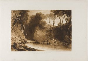 Bij Blair Athol, plaat 30 uit Liber Studiorum door Joseph Mallord William Turner