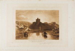 Kasteel van Norham, plaat 57 uit Liber Studiorum