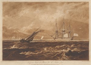 Oorspronkelijke schets van een schilderij voor W. Leader, Esq. door Joseph Mallord William Turner