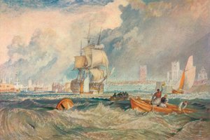 Portsmouth, ca. 1824-5, 1905 door Joseph Mallord William Turner