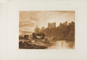 River Wye, plaat 48 uit Liber Studiorum door Joseph Mallord William Turner