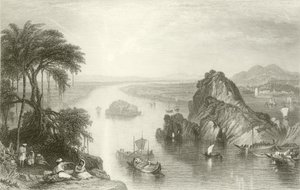 Scène bij Colgong aan de Ganges