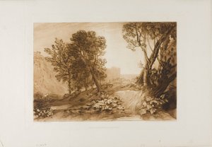 Eenzaamheid, plaat 53 uit Liber Studiorum door Joseph Mallord William Turner