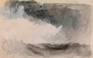 Storm op zee door Joseph Mallord William Turner