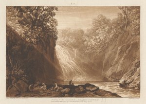 De tekening van de Clyde door Joseph Mallord William Turner