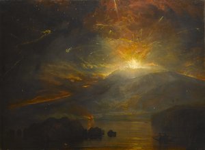 De uitbarsting van de Soufriere-bergen op het eiland St. Vincent, 30 april 1812, 1815