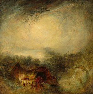 De Avond van de Zondvloed door Joseph Mallord William Turner
