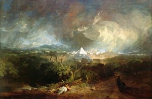 De Vijfde Plaag van Egypte door Joseph Mallord William Turner