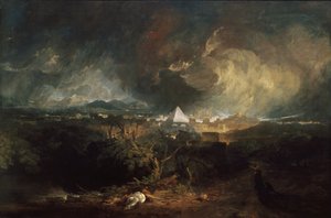 De vijfde plaag van Egypte, 1800 door Joseph Mallord William Turner