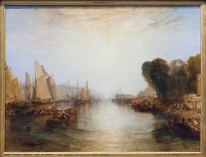 De regatta, met het koninklijke jachteskader door Joseph Mallord William Turner