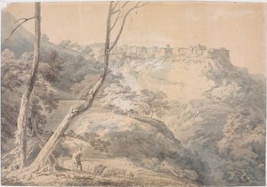 Tivoli met de Tempel van de Sibylle door Joseph Mallord William Turner