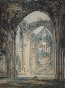 Transept van Tintern Abbey, Monmouthshire, c.1794 door Joseph Mallord William Turner