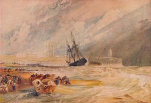 Tynemouth, begin 19e eeuw, 1930 door Joseph Mallord William Turner