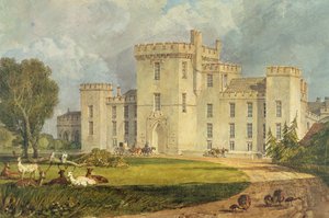 Uitzicht op Hampton Court vanuit het Noordwesten