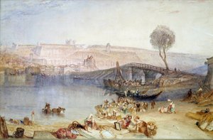 Zicht op de locatie en het kasteel van Saint Germain en Laye door Joseph Mallord William Turner