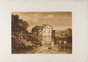 Watermolen, plaat 37 uit Liber Studiorum