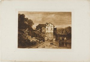 Watermolen, plaat 37 uit Liber Studiorum