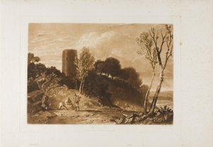 Winchelsea, Sussex, plaat 42 uit LIber Studiorum door Joseph Mallord William Turner