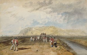 Winchelsea vanaf de Rye Road door Joseph Mallord William Turner