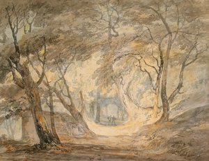 Boslandschap met Figuren, c.1798 door Joseph Mallord William Turner