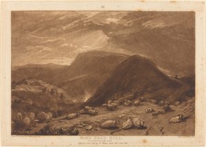 Hind Head Hill door Joseph Mallord William Turner and Robert Dunkarton