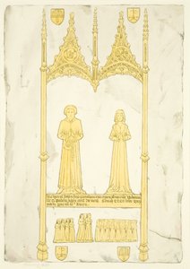 Messingplaat van John en Johanna Jay in St. Mary Redcliffe