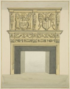 Schouw in voormalig huis van Sir John Knight, Temple Street