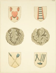 Gewelfstenen in het plafond van de Redcliffe Kerk door Joseph Manning