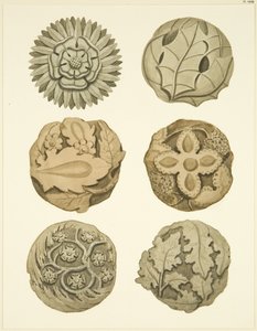 Gewelfstenen (bossen) in het plafond van de Redcliffe Church door Joseph Manning