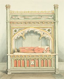 Monument voor William Canynges in St Mary Redcliffe door Joseph Manning