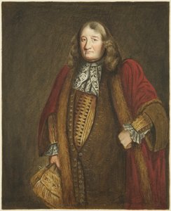 Portret in het Council House van Richard Lane, burgemeester van Bristol door Joseph Manning