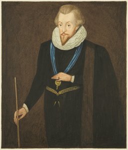 Portret in het Raadhuis van Robert Cecil, Graaf van Salisbury door Joseph Manning