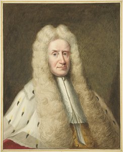 Portret in het Mansion House, Queen Square, van Sir Michael Forster