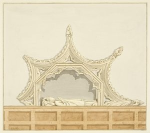 Graf van abt Guilliam door Joseph Manning