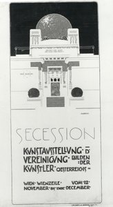 Poster voor de Secession tentoonstelling van Oostenrijkse kunstenaars, 1898