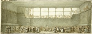 De Eed op de Kaatsbaan, c.1789 door Joseph Marie Flouest