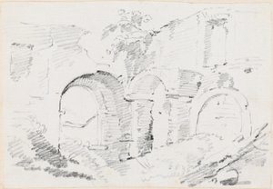 Romeinse muren door Joseph Marie Vien