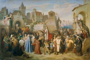 Intocht van hertog Leopold de Glorieuze in Wenen na de kruistocht van 1219