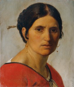 Italiaanse boerin door Joseph Mathias von Trenkwald