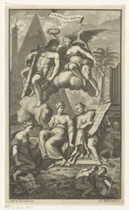 Hercules gekroond door Victoria door Joseph Mulder