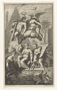 Hercules gekroond door Victoria door Joseph Mulder