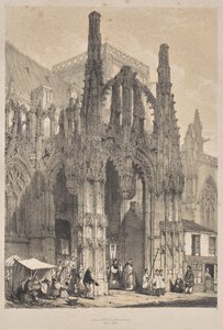 Architectuur van de Middeleeuwen: Louviers, Normandië, Zuidportaal