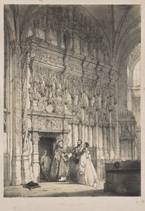 Architectuur van de Middeleeuwen: Scherm in St. Jacques, Dieppe