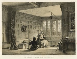 Erker in Eetkamer, Haddon Hall, Derbyshire