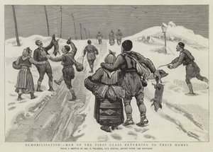 Demobilisatie! Mannen van de Eerste Klasse keren terug naar hun huizen