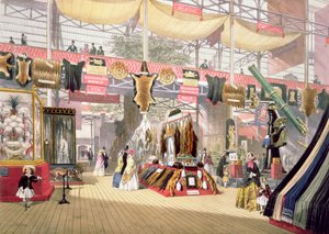 Grote tentoonstelling, 1851: Bontstand, voor Dickinson Brothers door Joseph Nash