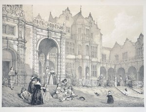 Holland House in Kensington, Londen door Joseph Nash