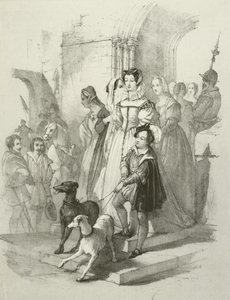 Maria van Schotland door Joseph Nash