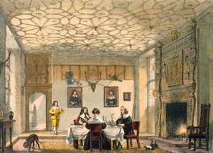 Middeleeuws familiediner, Wakehurst Place, Surrey, ca. 1600