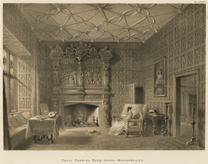 Kleine tekenkamer, Levens, Westmoreland door Joseph Nash